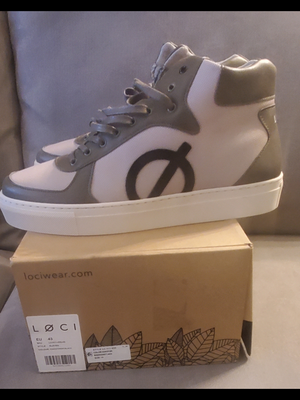 NIB Löci Eleven High-Top Sneakers EU 43